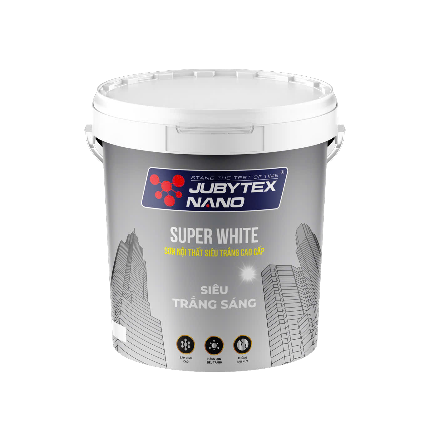 SUPER WHITE - SƠN NỘI THẤT SIÊU TRẮNG CAO CẤP 6KG