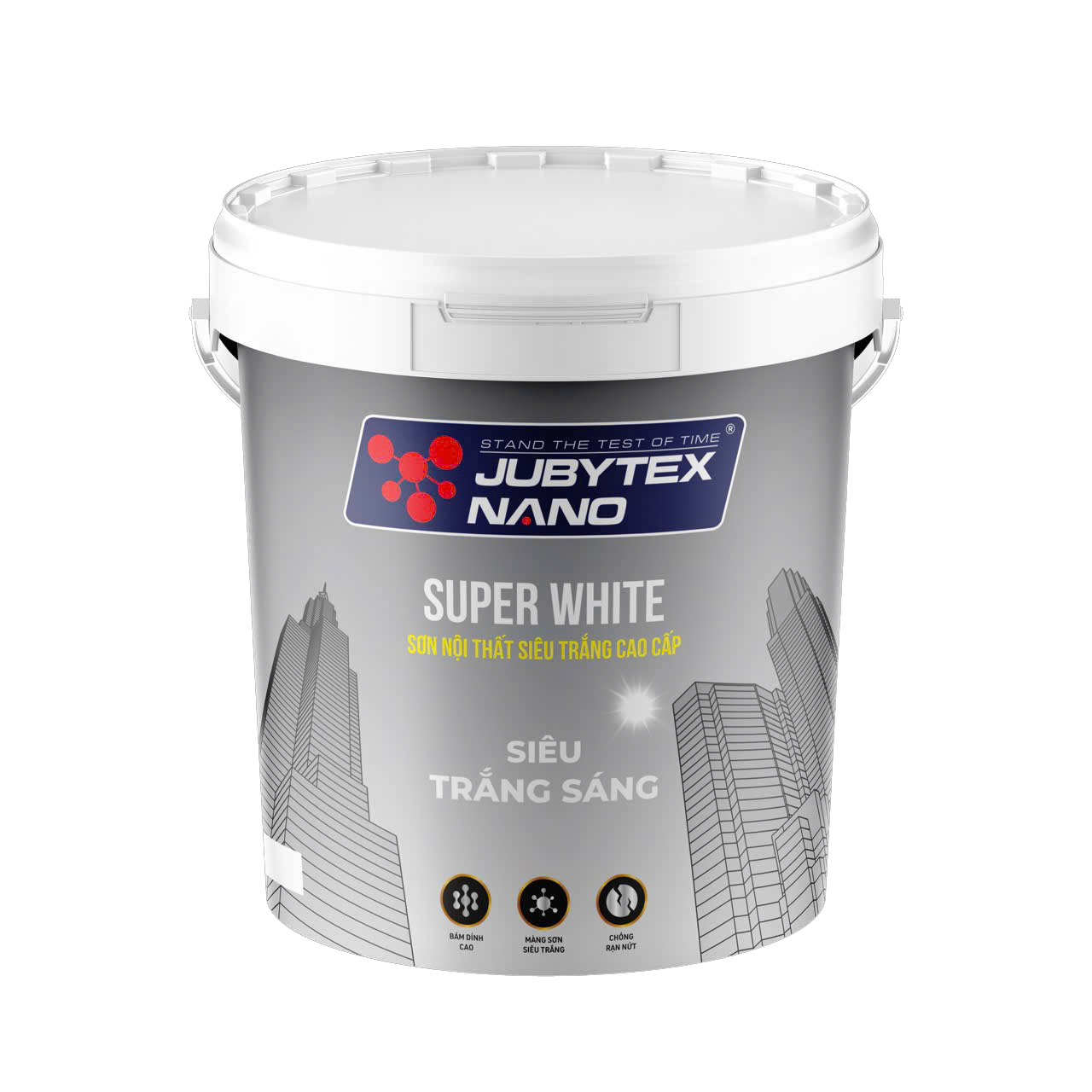 SUPER WHITE - SƠN NỘI THẤT SIÊU TRẮNG CAO CẤP 24KG